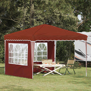 Partytent 288x288x245 cm Oxford stof terracotta