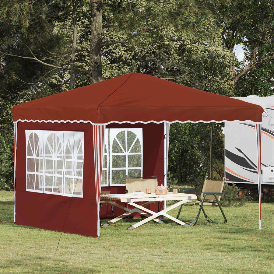 Pop-up Feesttent Terracotta 288 x 288 x 245 cm Oxford Stof