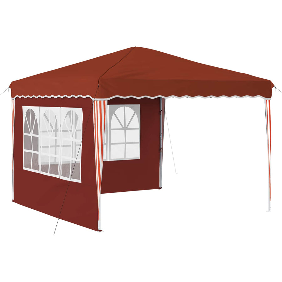 Pop-up Feesttent Terracotta 288 x 288 x 245 cm Oxford Stof