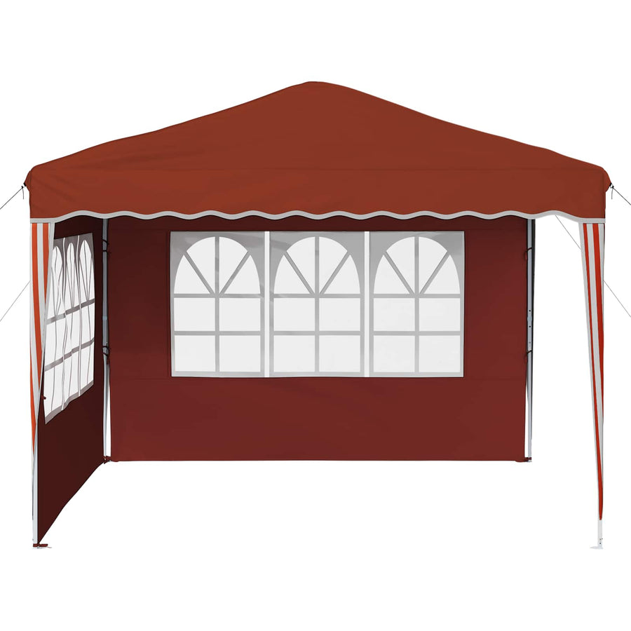 Pop-up Feesttent Terracotta 288 x 288 x 245 cm Oxford Stof