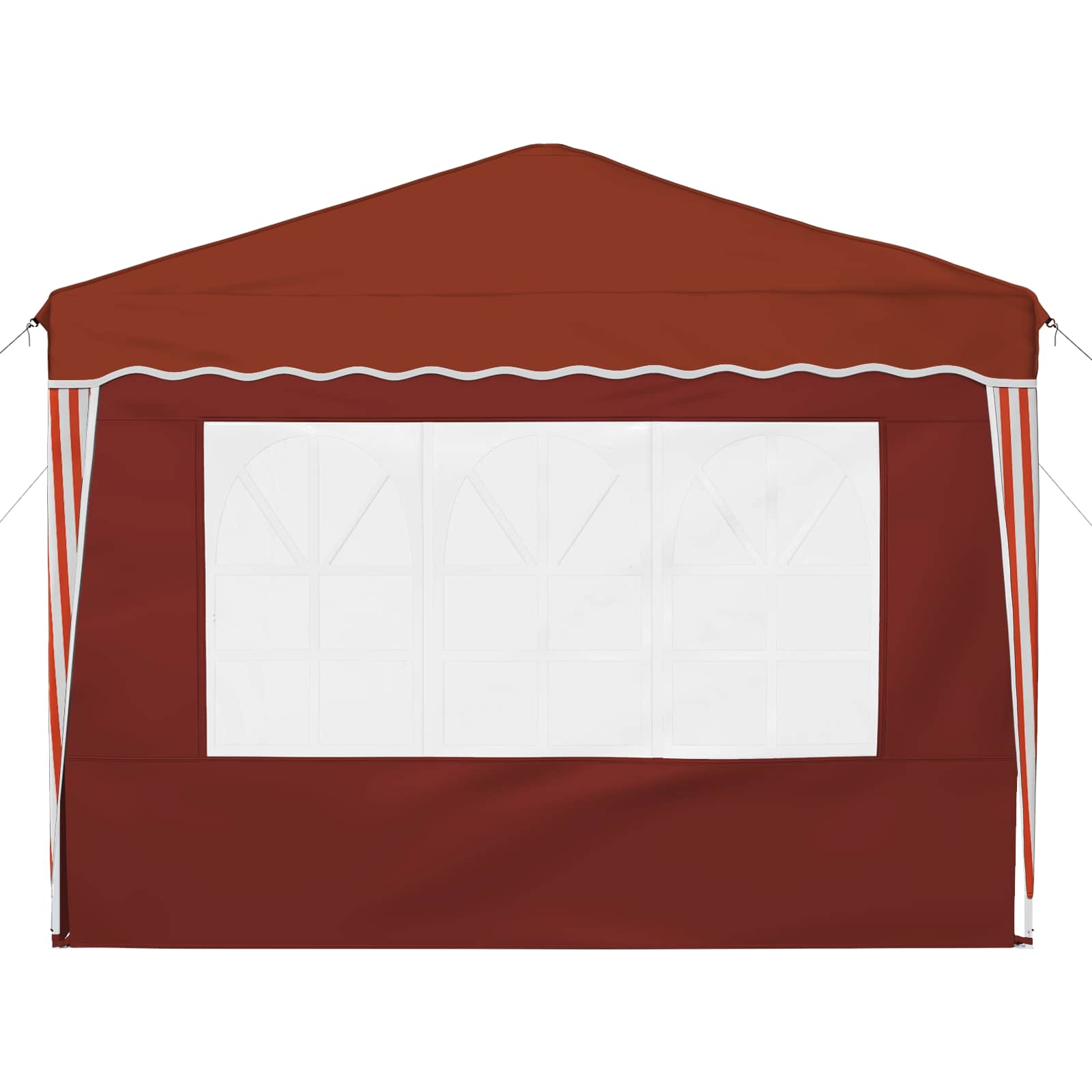 Pop-up Feesttent Terracotta 288 x 288 x 245 cm Oxford Stof
