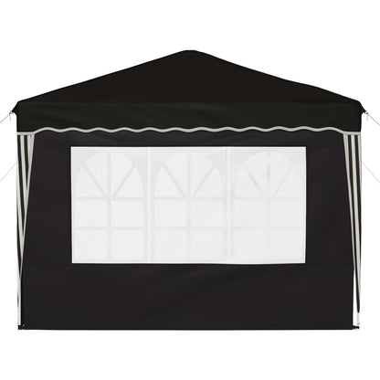 Pop-up Feesttent Zwart 288 x 288 x 245 cm Oxford Stof