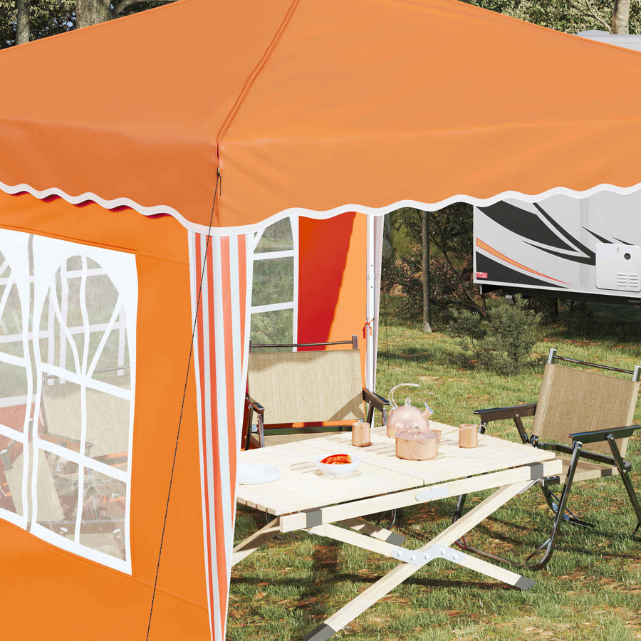 Pop-up Feesttent Oranje 288 x 288 x 245 cm Oxford Stof