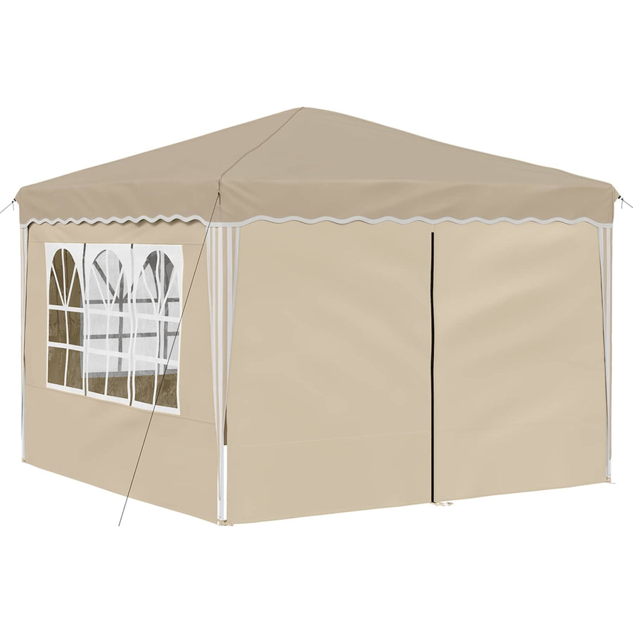 Pop-up Feesttent Crème 288 x 288 x 245 cm Oxford Stof