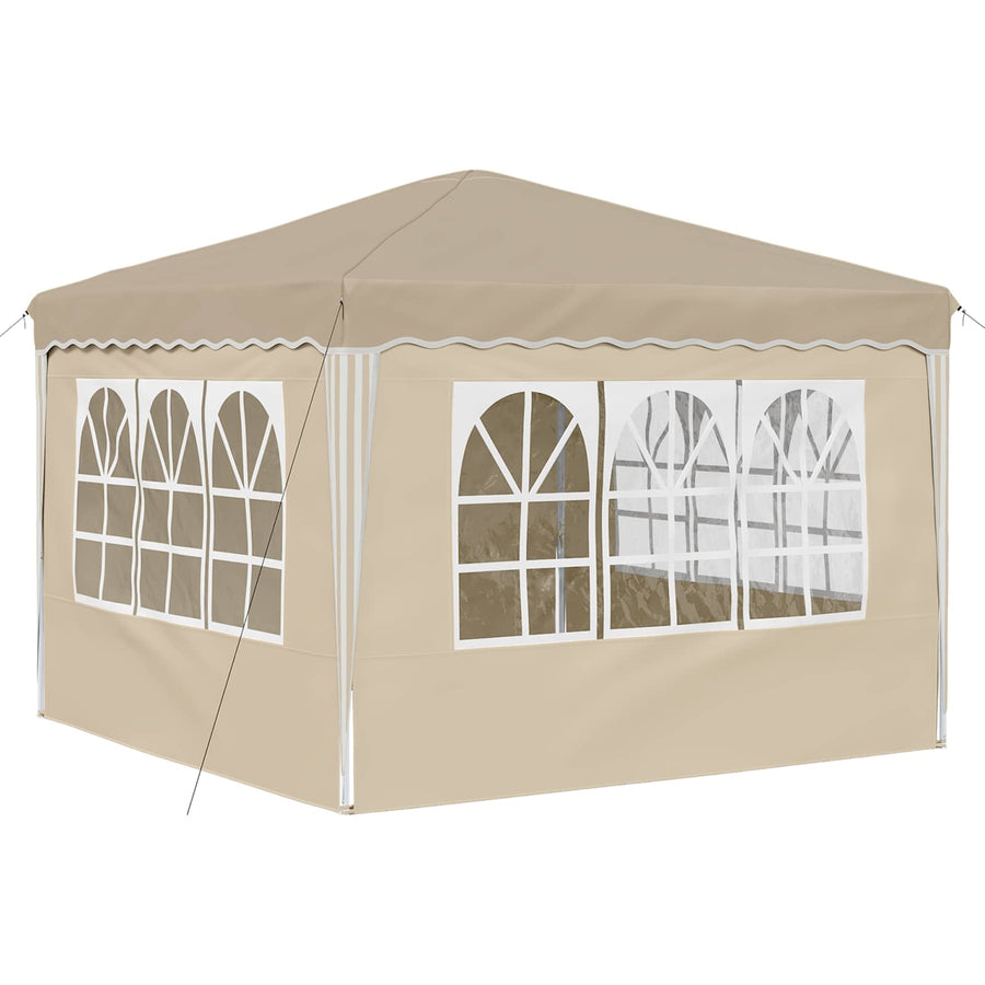 Pop-up Feesttent Crème 288 x 288 x 245 cm Oxford Stof
