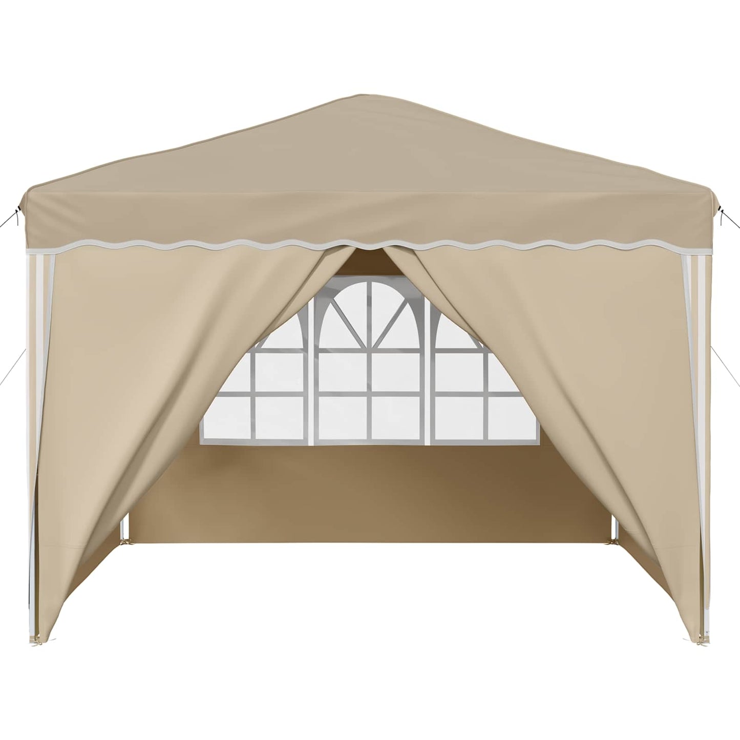 Pop-up Feesttent Crème 288 x 288 x 245 cm Oxford Stof