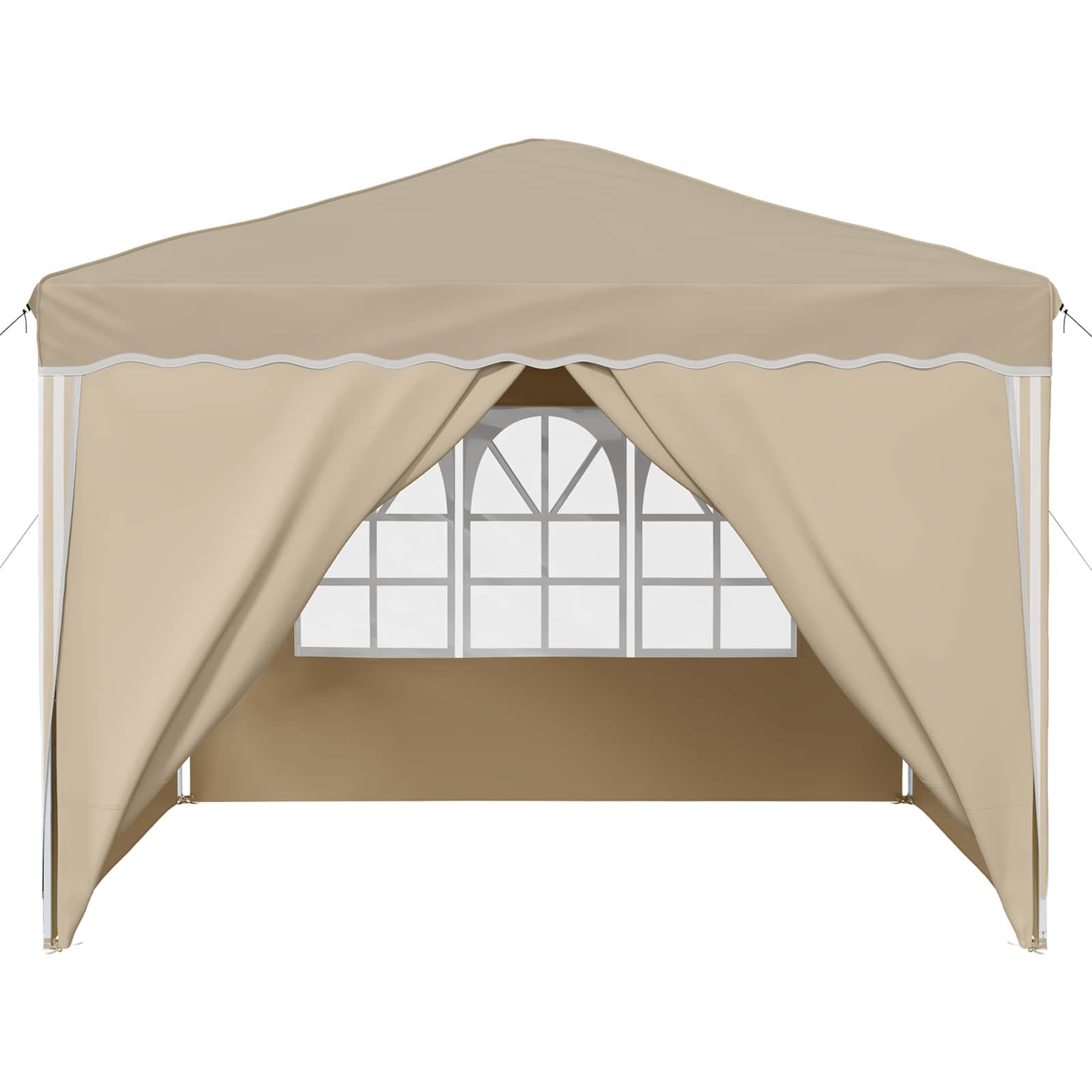 Pop-up Feesttent Crème 288 x 288 x 245 cm Oxford Stof