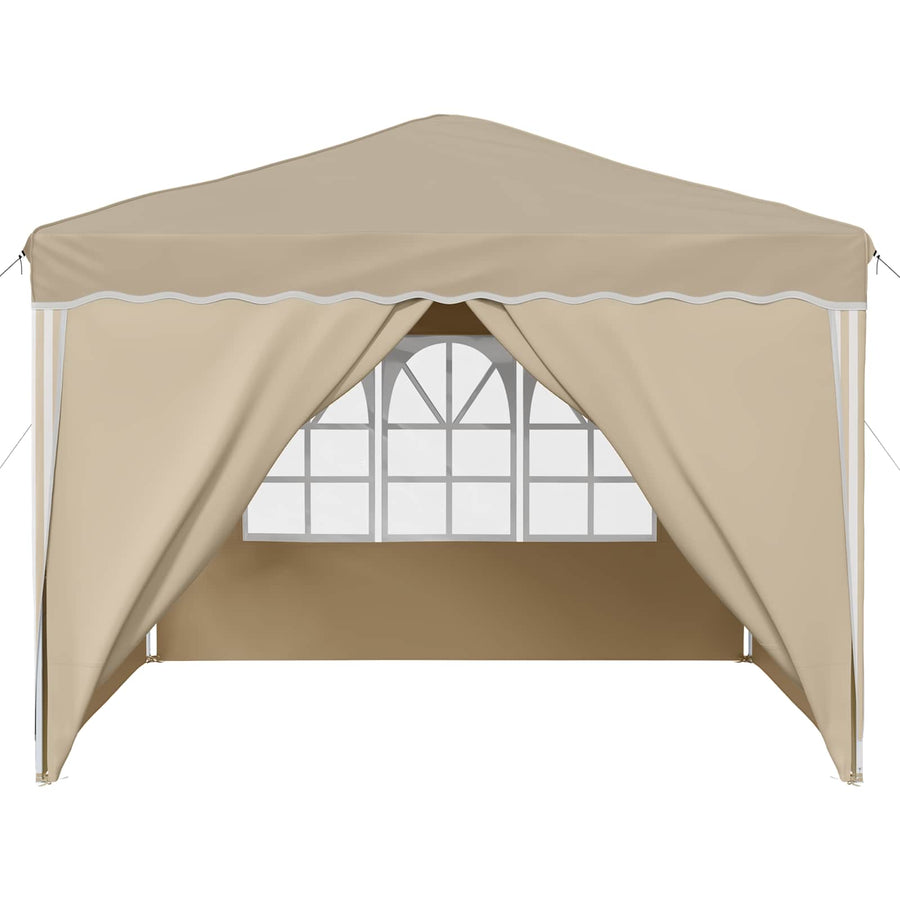 Pop-up Feesttent Crème 288 x 288 x 245 cm Oxford Stof
