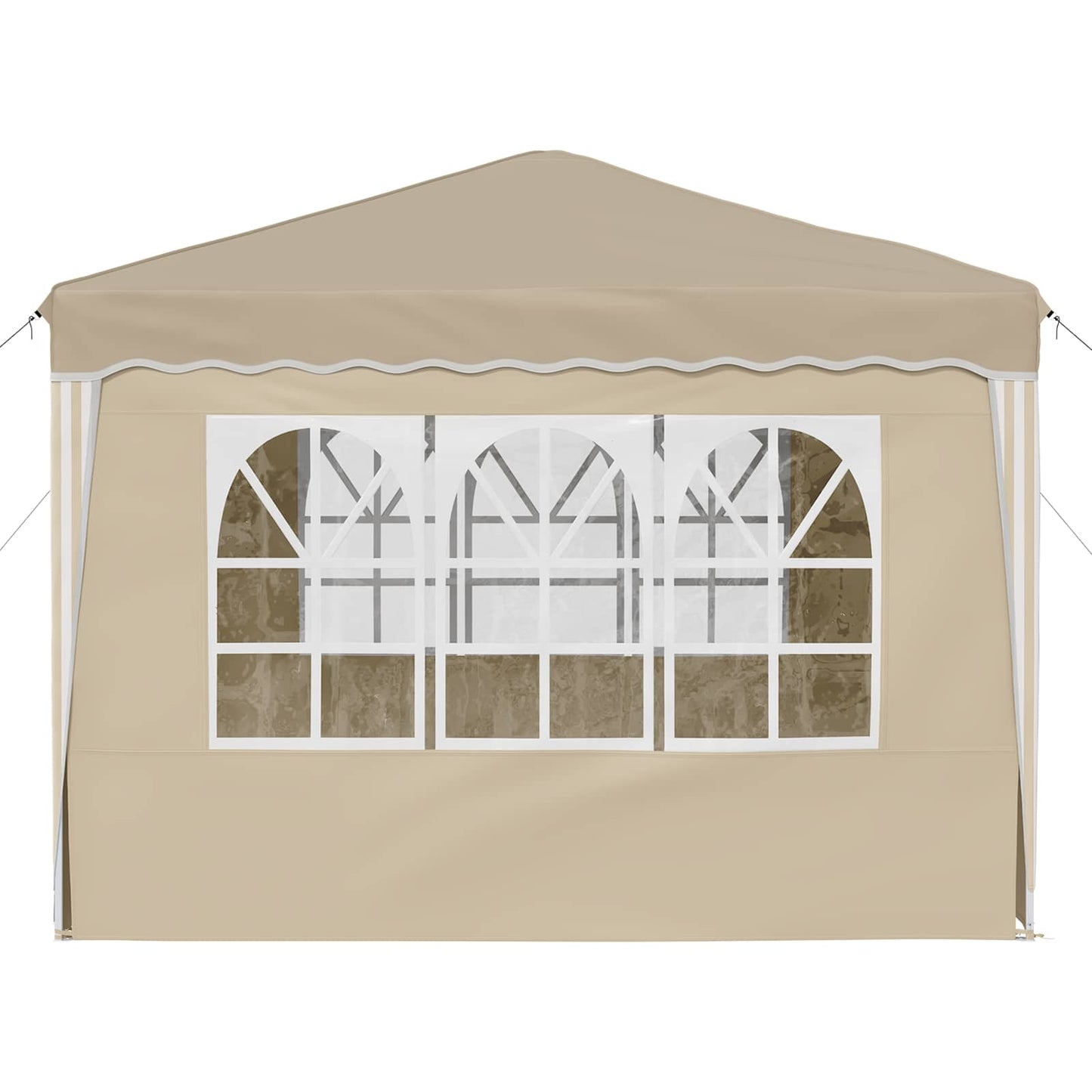 Pop-up Feesttent Crème 288 x 288 x 245 cm Oxford Stof