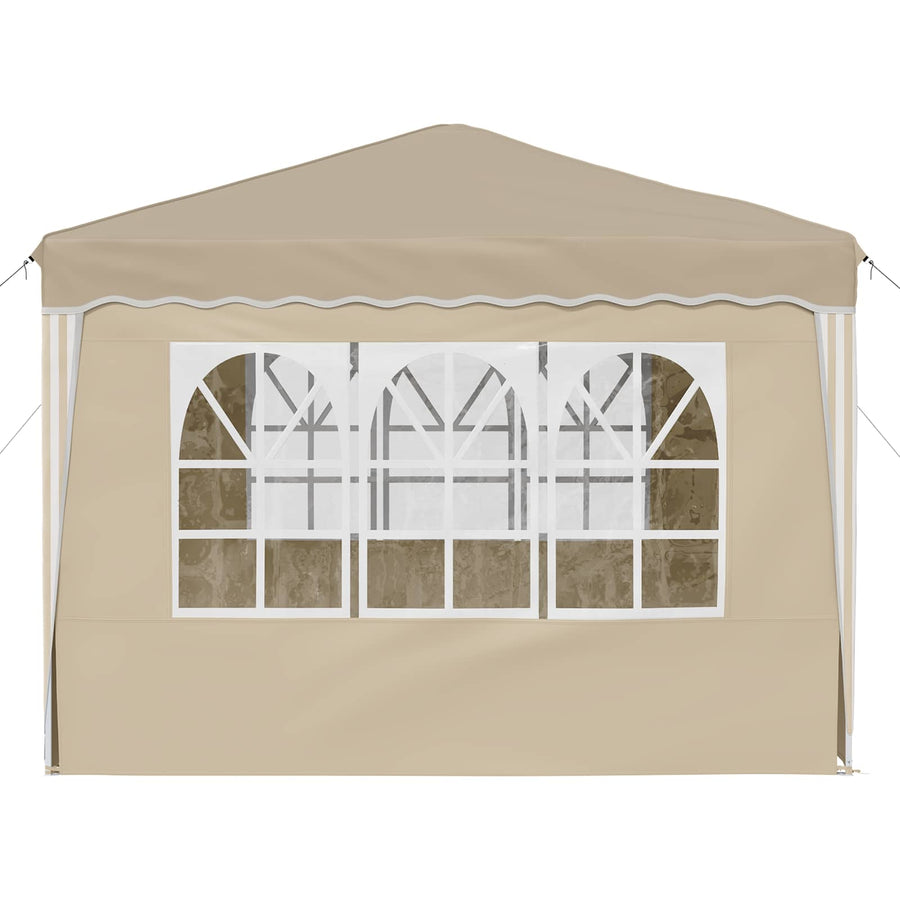 Pop-up Feesttent Crème 288 x 288 x 245 cm Oxford Stof