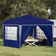 Partytent blauw 288x288x245 cm Oxford stof