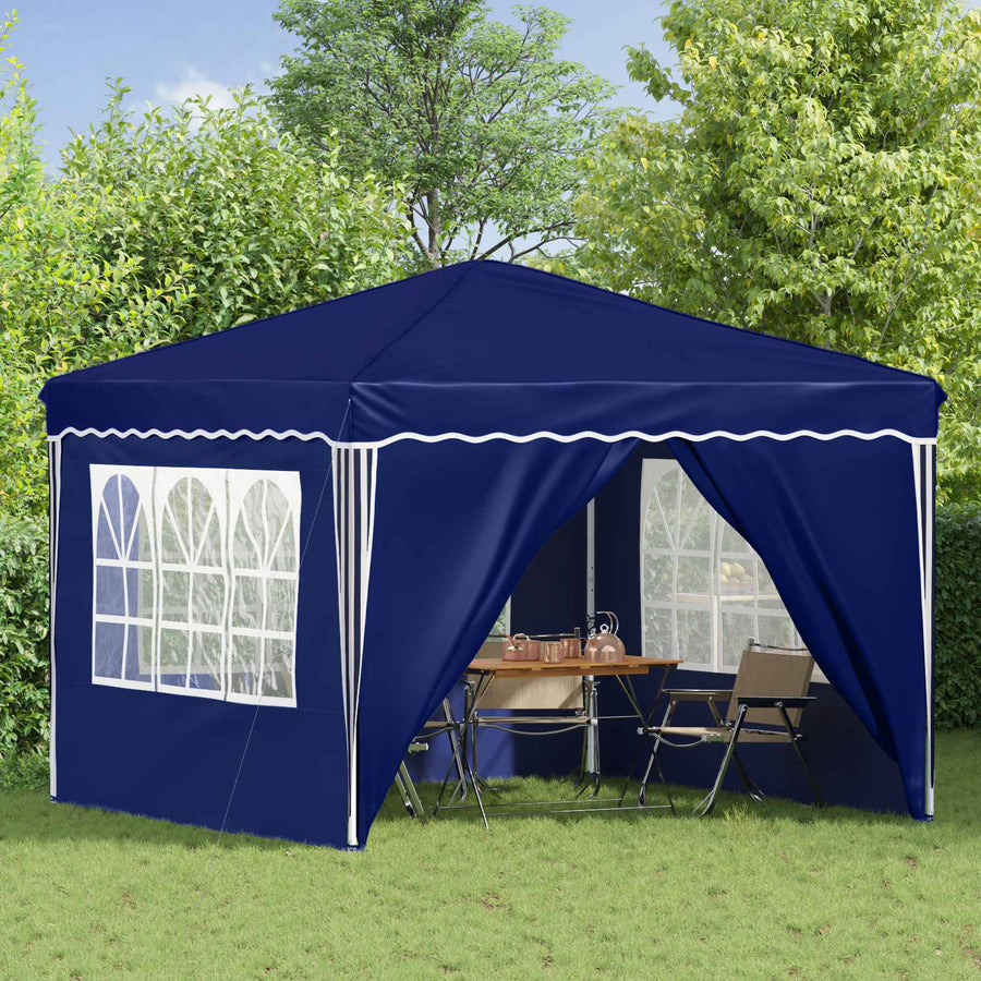 Pop-up Feesttent Blauw 288 x 288 x 245 cm Oxford Stof