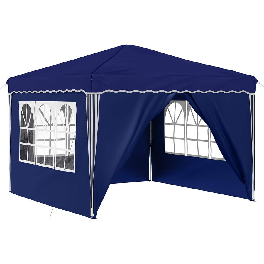 Pop-up Feesttent Blauw 288 x 288 x 245 cm Oxford Stof