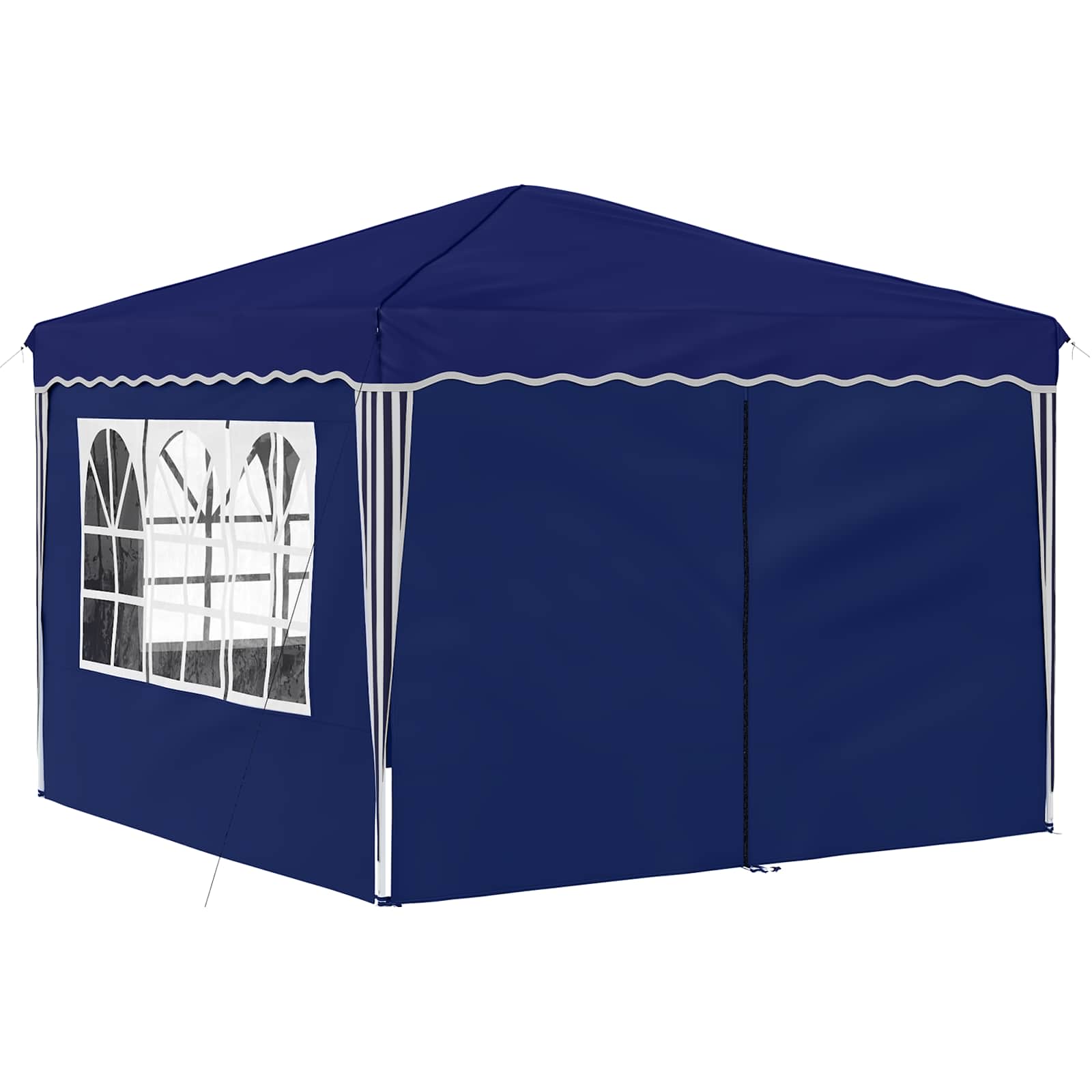 Pop-up Feesttent Blauw 288 x 288 x 245 cm Oxford Stof