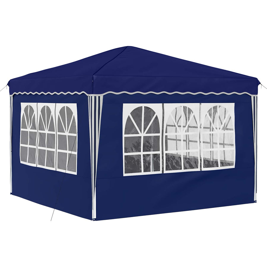 Pop-up Feesttent Blauw 288 x 288 x 245 cm Oxford Stof