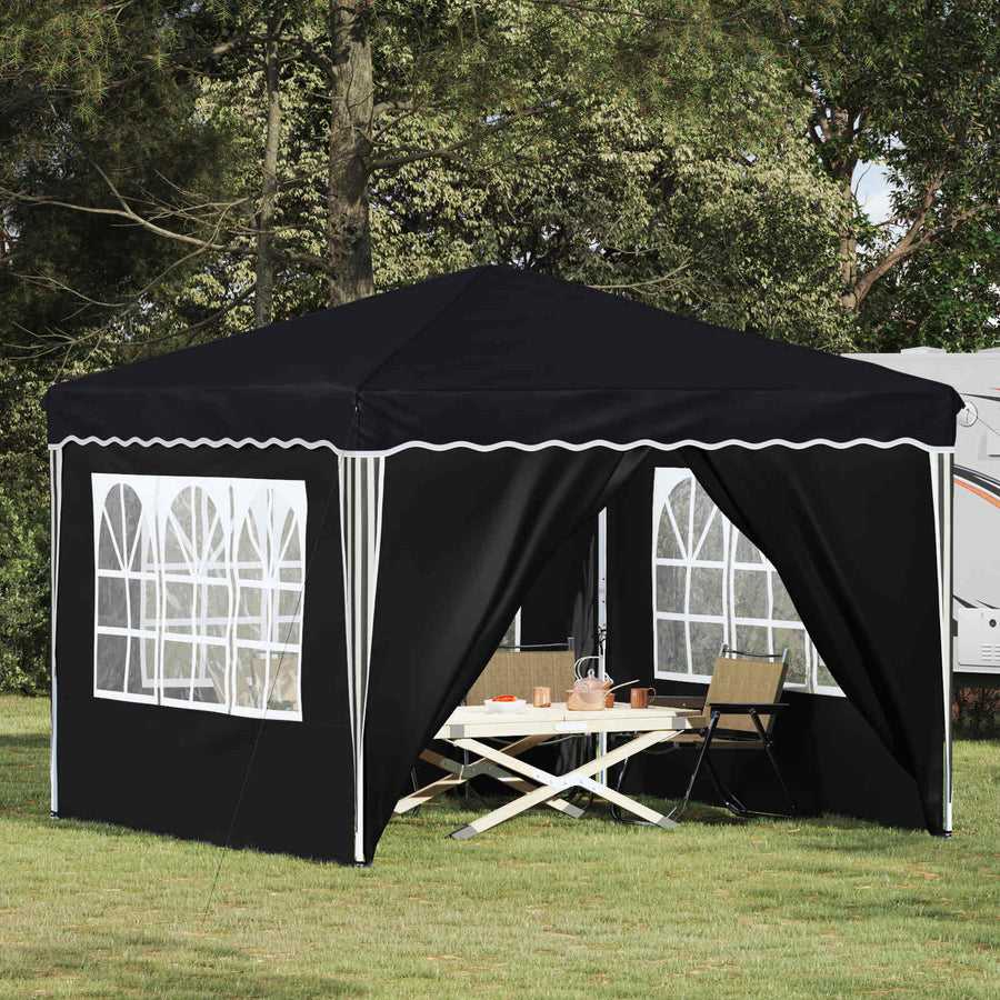 Pop-up Feesttent Antraciet 288 x 288 x 245 cm Oxford Stof