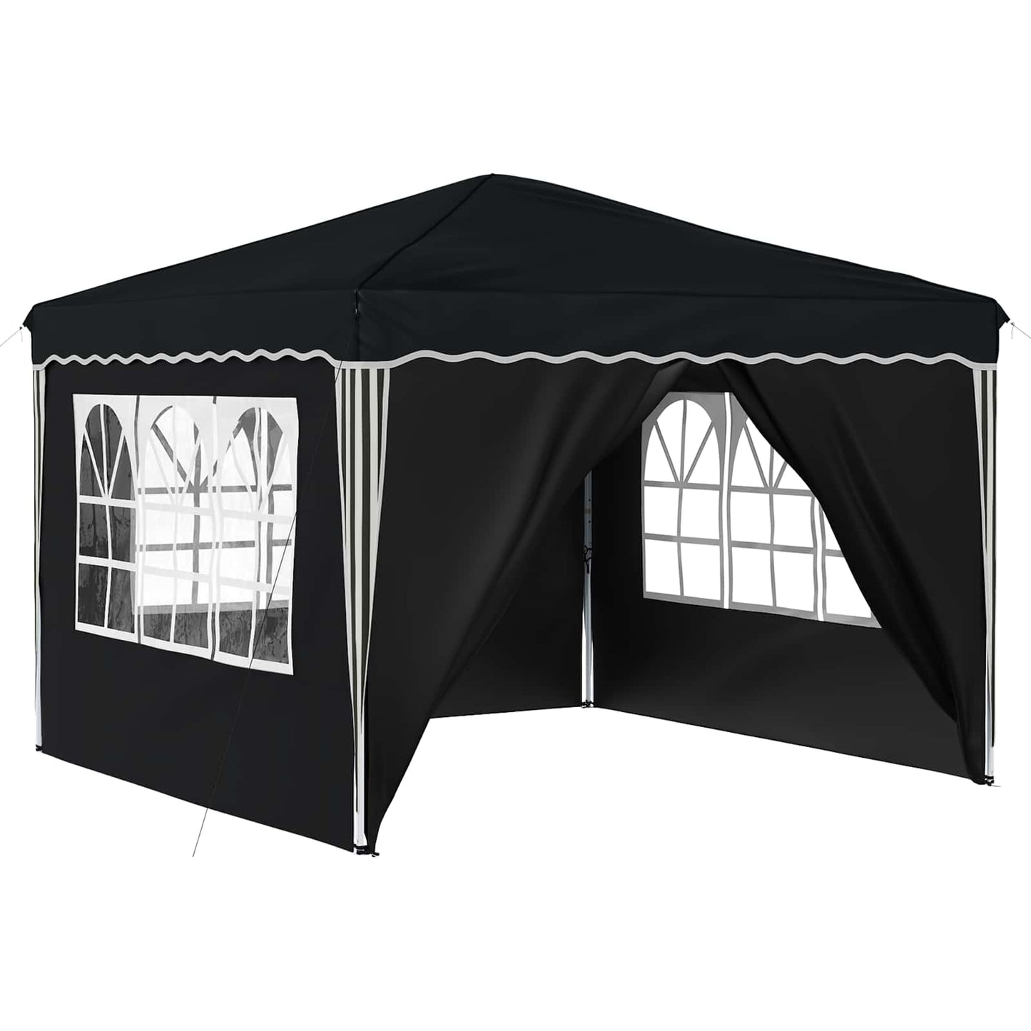 Pop-up Feesttent Antraciet 288 x 288 x 245 cm Oxford Stof