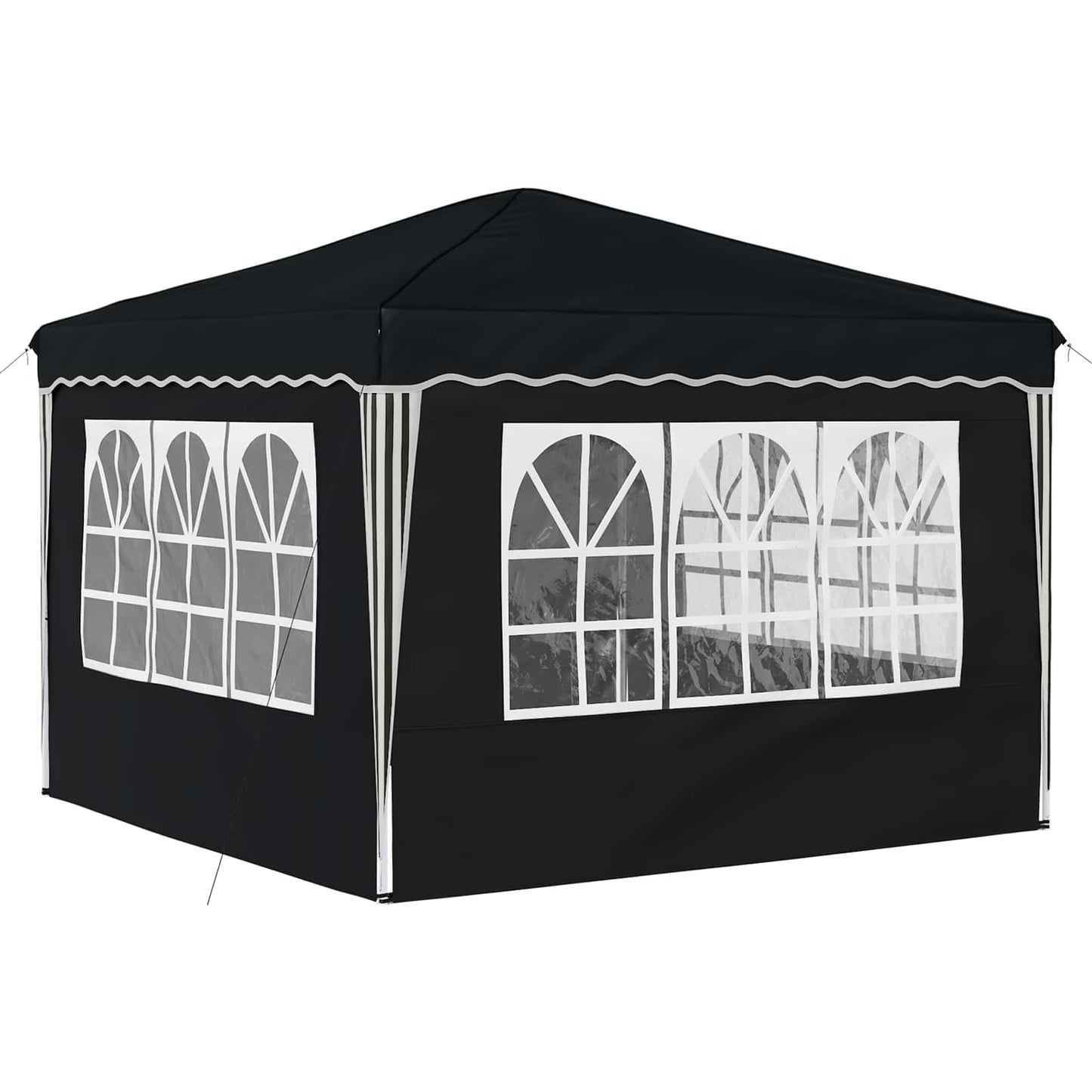 Pop-up Feesttent Antraciet 288 x 288 x 245 cm Oxford Stof