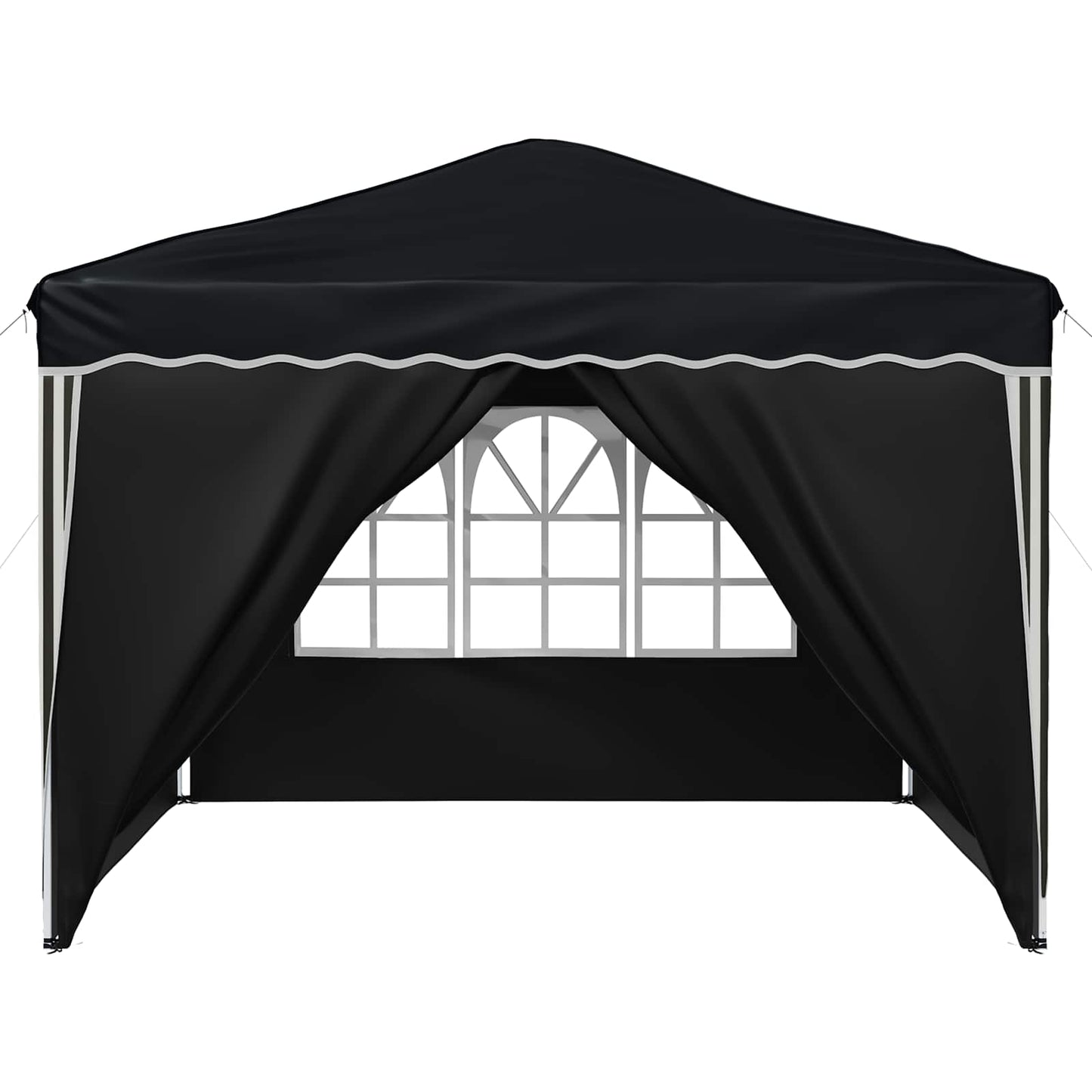 Pop-up Feesttent Antraciet 288 x 288 x 245 cm Oxford Stof