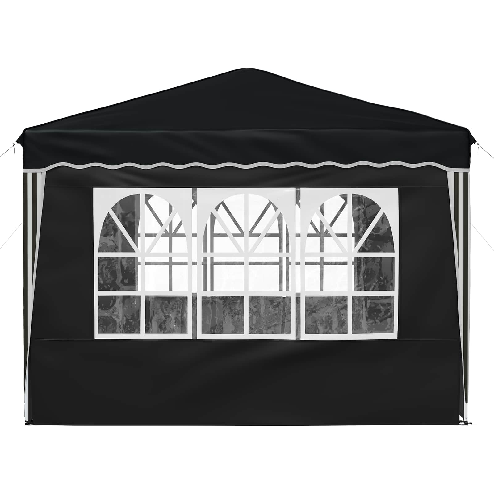 Pop-up Feesttent Antraciet 288 x 288 x 245 cm Oxford Stof