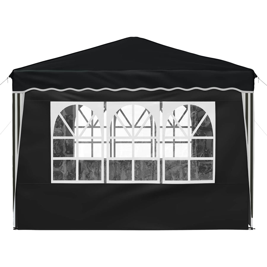 Pop-up Feesttent Antraciet 288 x 288 x 245 cm Oxford Stof