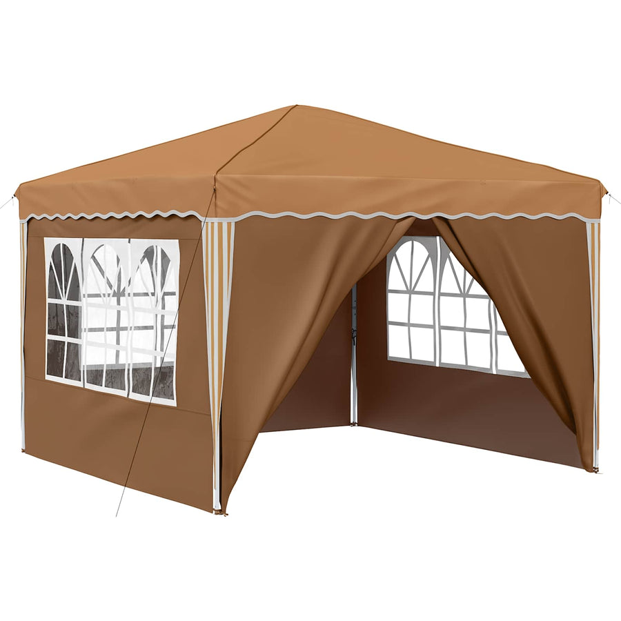 Pop-up Feesttent Beige 288 x 288 x 245 cm Oxford Stof