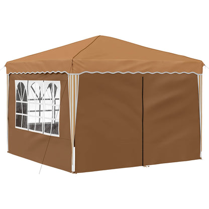 Pop-up Feesttent Beige 288 x 288 x 245 cm Oxford Stof