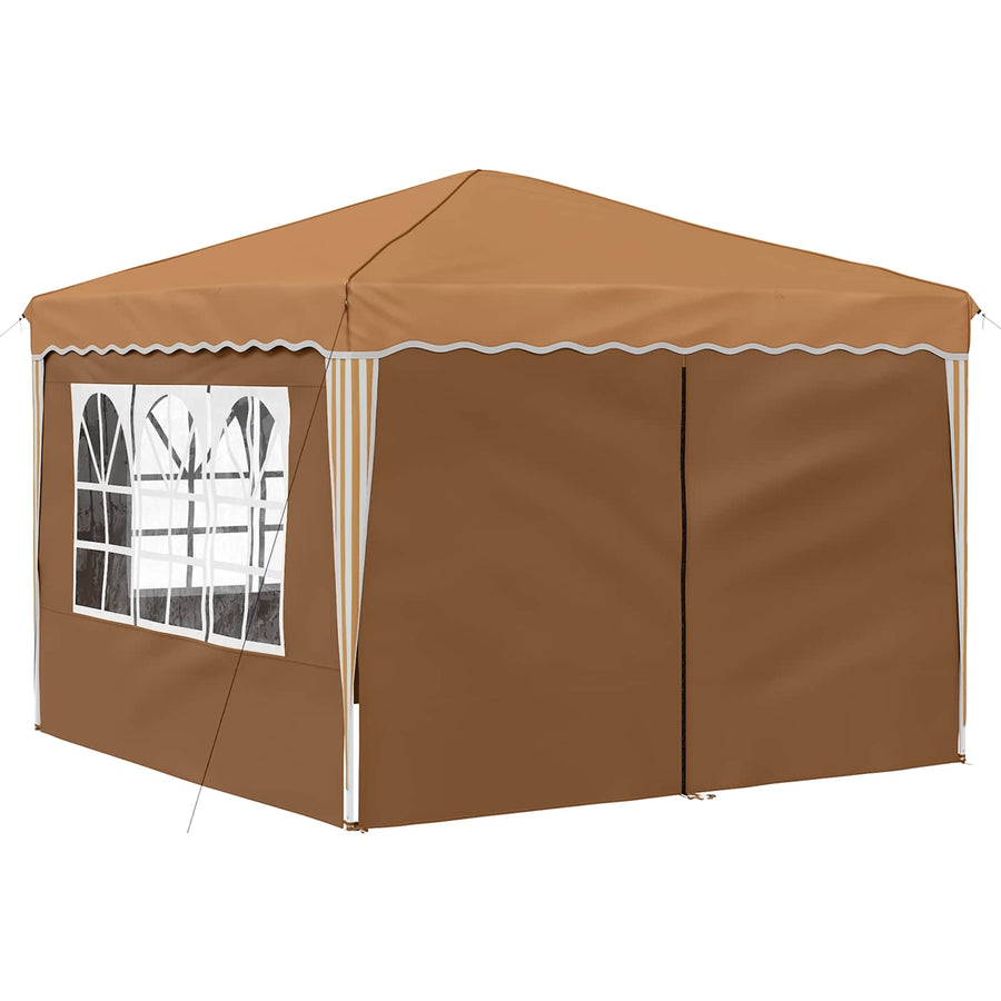 Pop-up Feesttent Beige 288 x 288 x 245 cm Oxford Stof