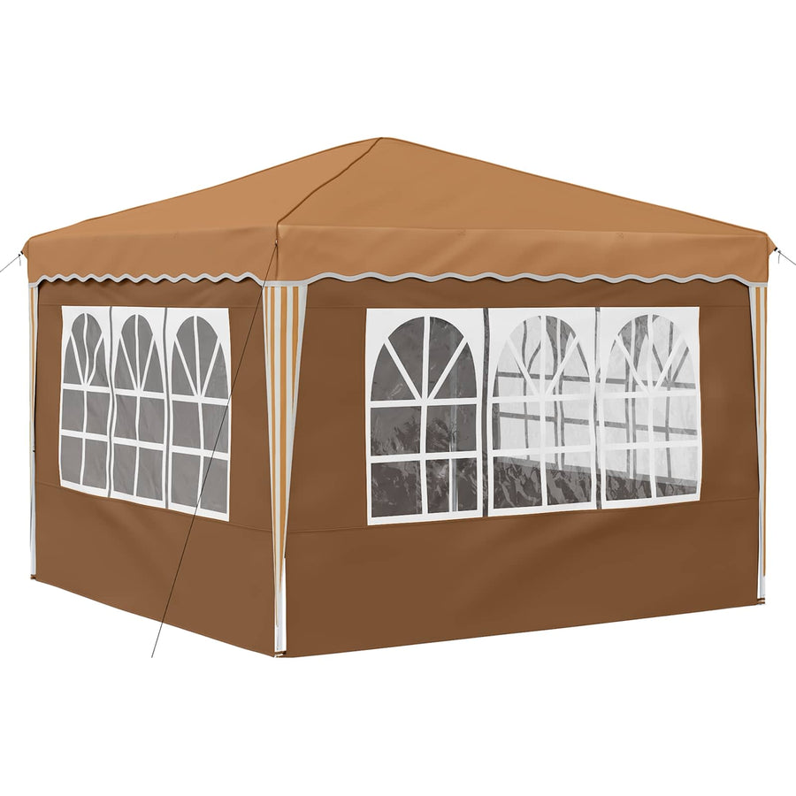 Pop-up Feesttent Beige 288 x 288 x 245 cm Oxford Stof