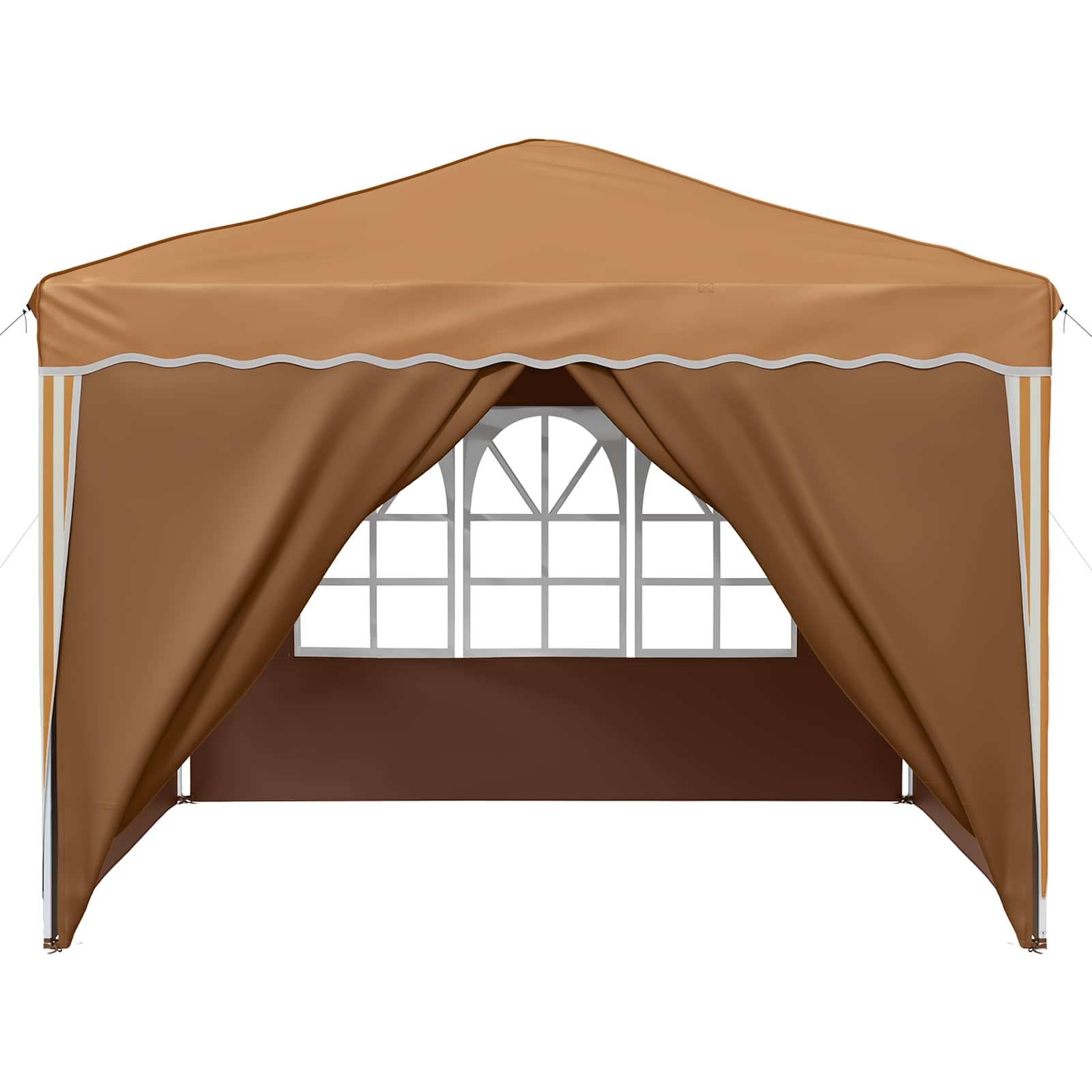 Pop-up Feesttent Beige 288 x 288 x 245 cm Oxford Stof