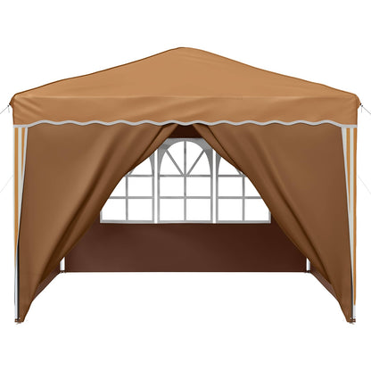 Pop-up Feesttent Beige 288 x 288 x 245 cm Oxford Stof