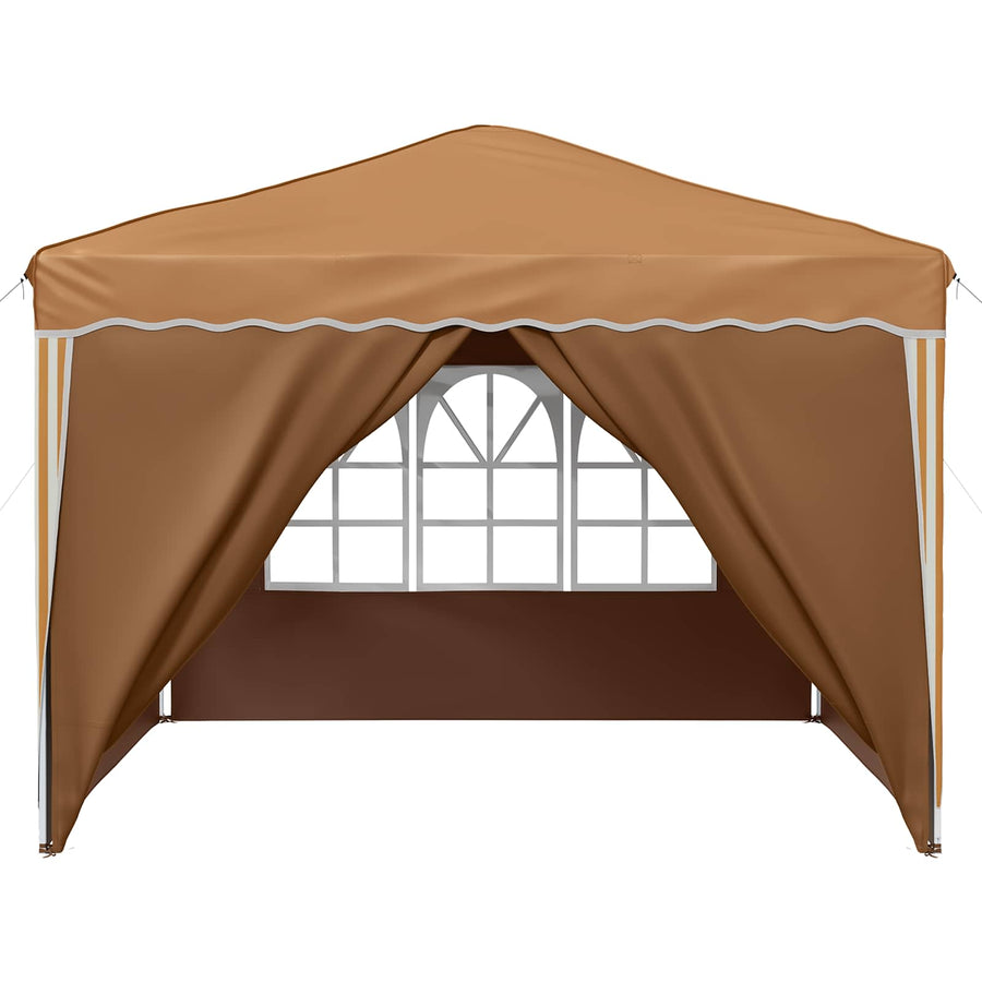 Pop-up Feesttent Beige 288 x 288 x 245 cm Oxford Stof