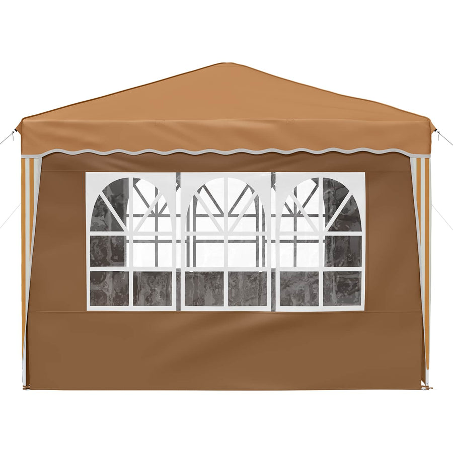 Pop-up Feesttent Beige 288 x 288 x 245 cm Oxford Stof