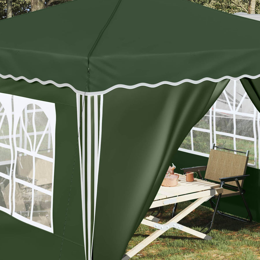 Pop-up Feesttent Groen 288 x 288 x 245 cm Oxford Stof