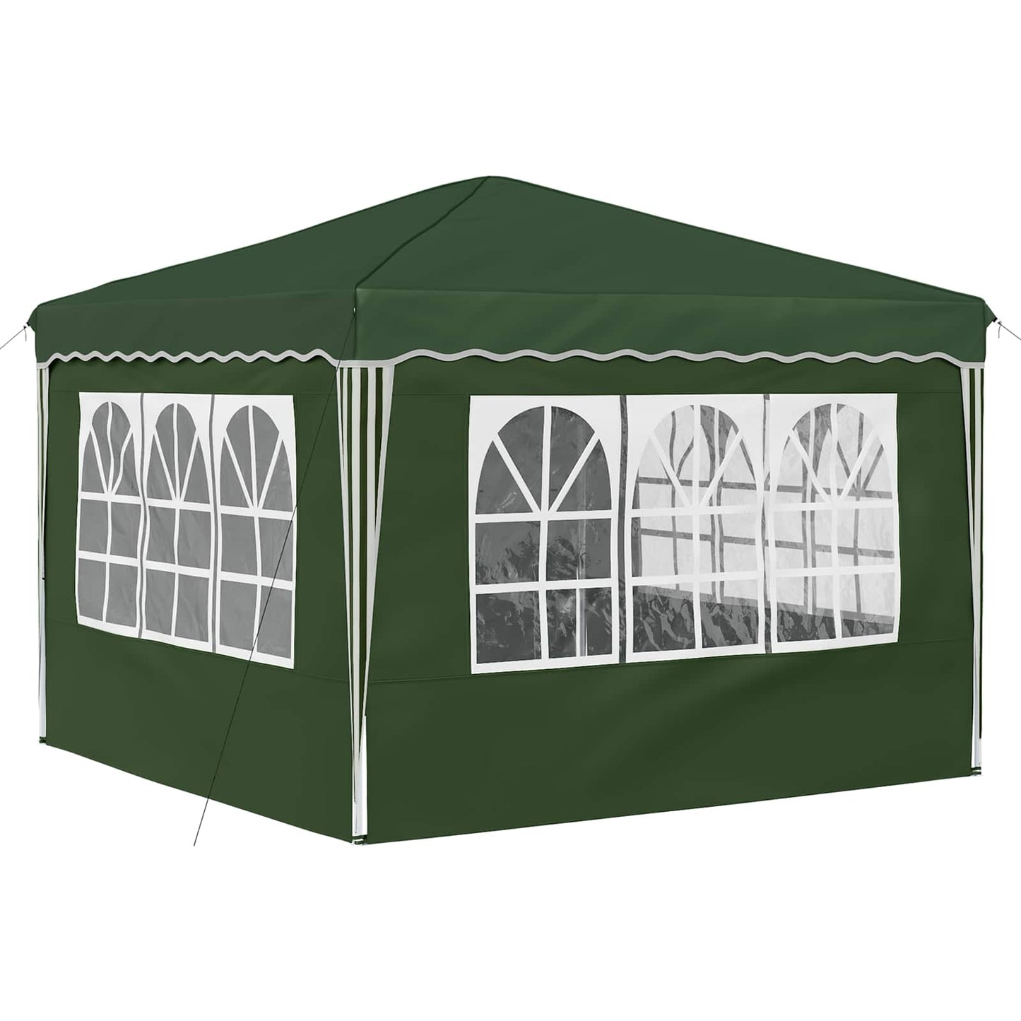 Pop-up Feesttent Groen 288 x 288 x 245 cm Oxford Stof