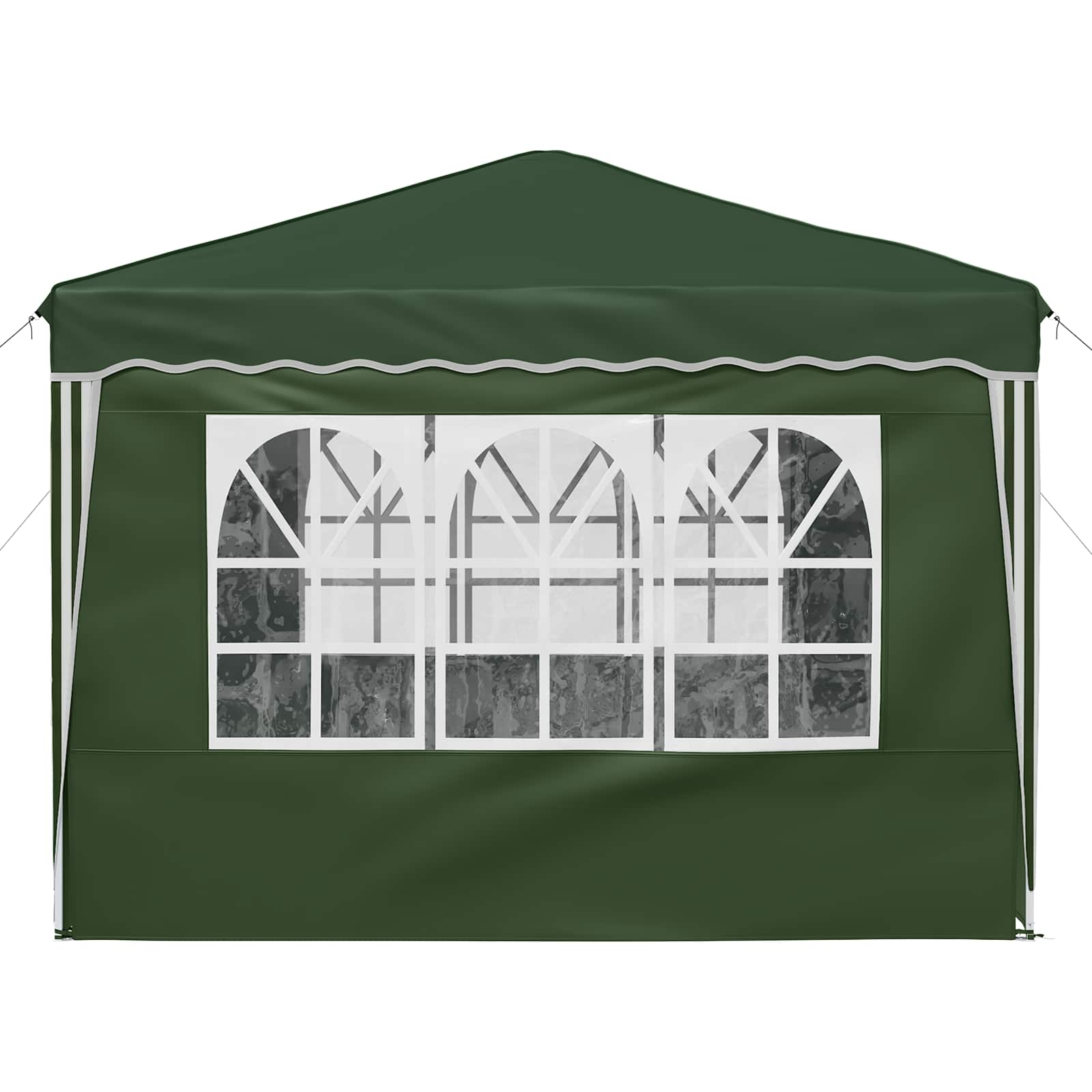 Pop-up Feesttent Groen 288 x 288 x 245 cm Oxford Stof