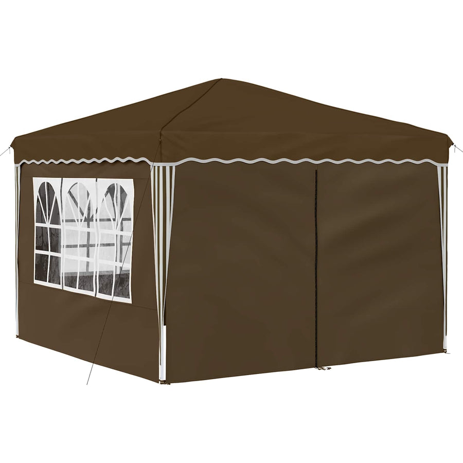 Pop-up Feesttent Taupe 288 x 288 x 245 cm Oxford Stof