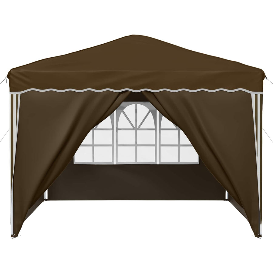 Pop-up Feesttent Taupe 288 x 288 x 245 cm Oxford Stof