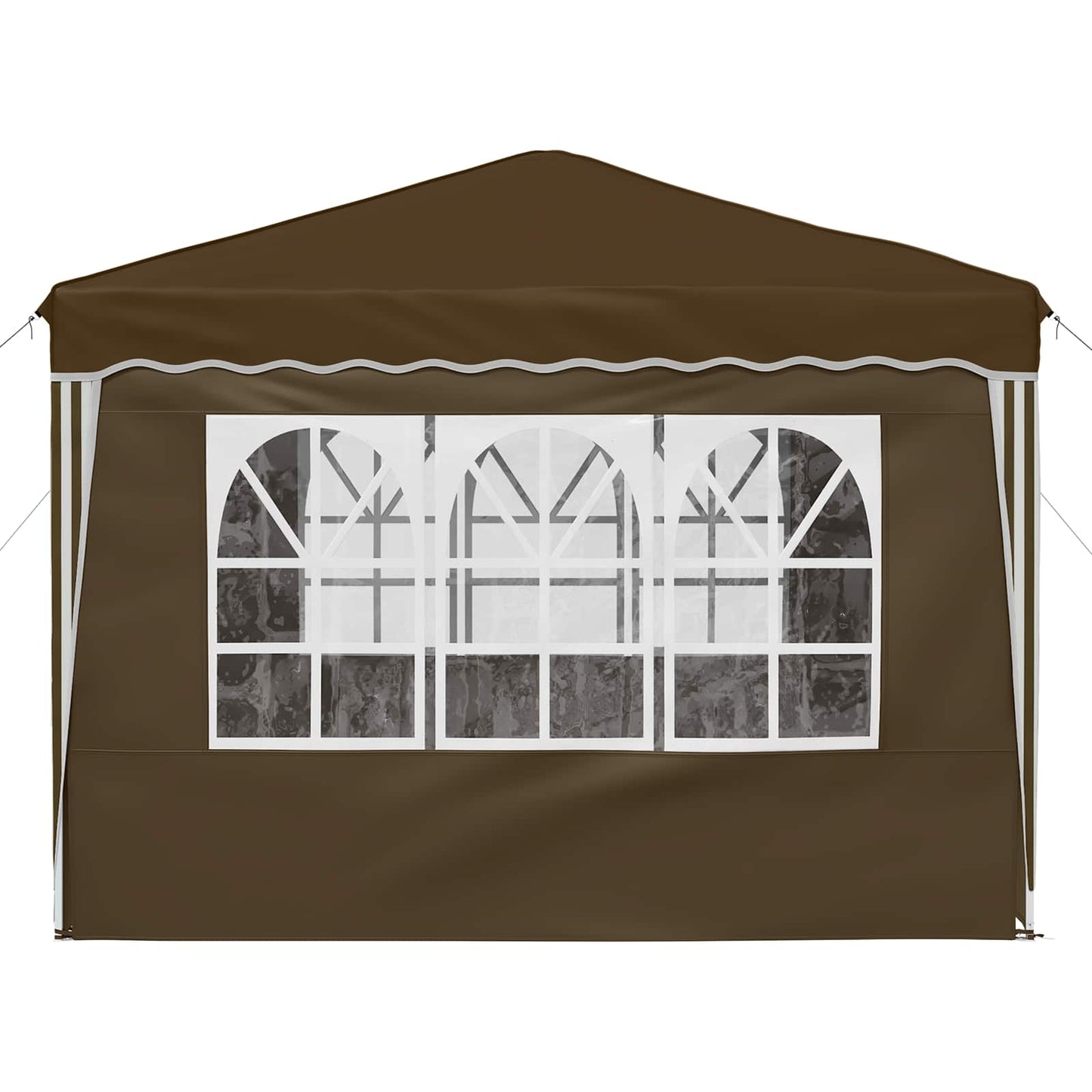 Pop-up Feesttent Taupe 288 x 288 x 245 cm Oxford Stof