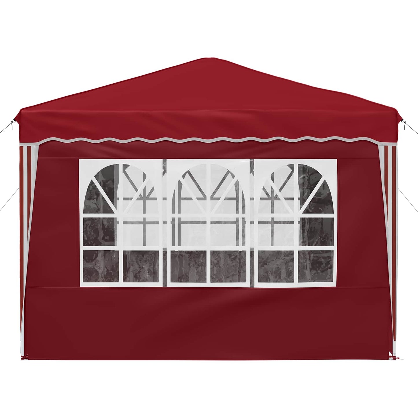 Pop-up Feesttent Bordeauxrood 288 x 288 x 245 cm Oxford Stof