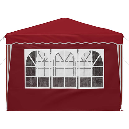 Pop-up Feesttent Bordeauxrood 288 x 288 x 245 cm Oxford Stof