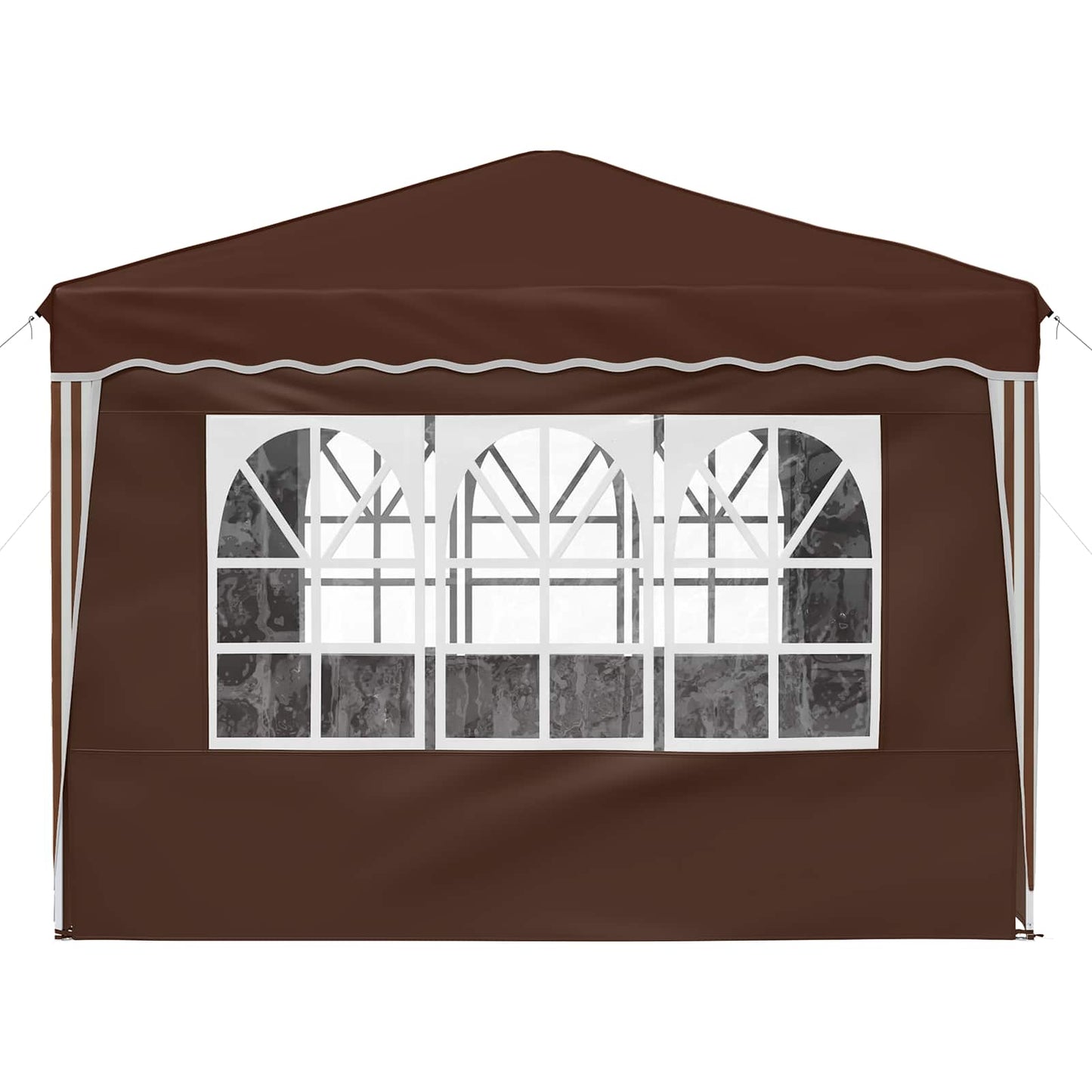 Pop-up Feesttent Bruin 288 x 288 x 245 cm Oxford Stof