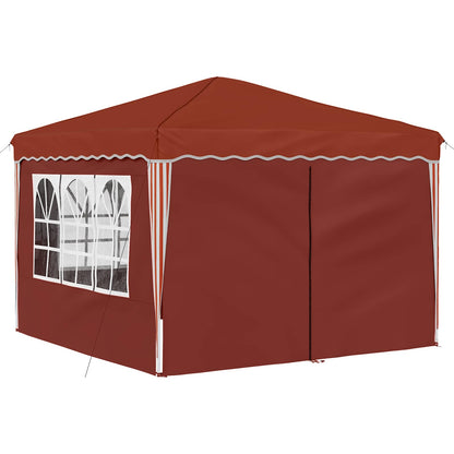 Pop-up Feesttent Terracotta 288 x 288 x 245 cm Oxford Stof