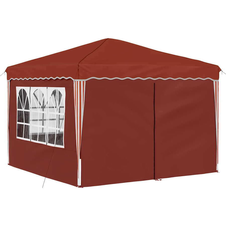 Pop-up Feesttent Terracotta 288 x 288 x 245 cm Oxford Stof