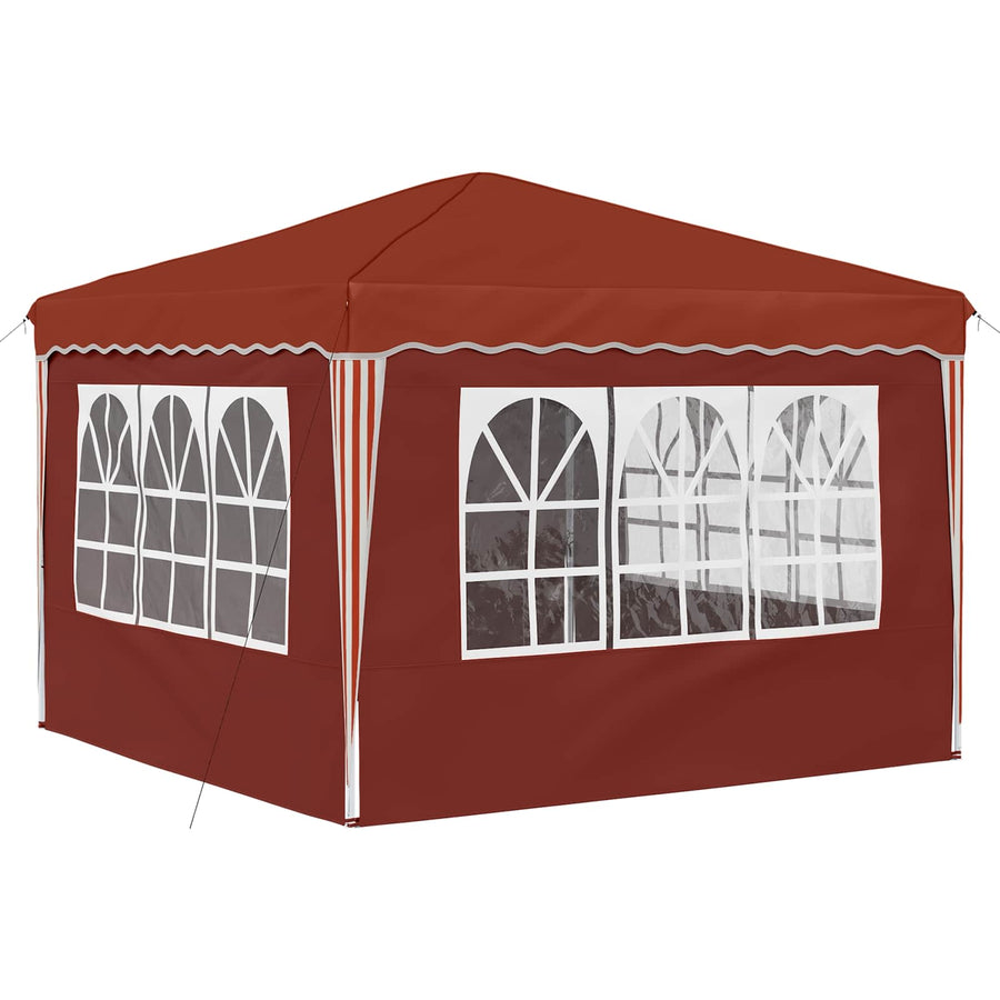 Pop-up Feesttent Terracotta 288 x 288 x 245 cm Oxford Stof