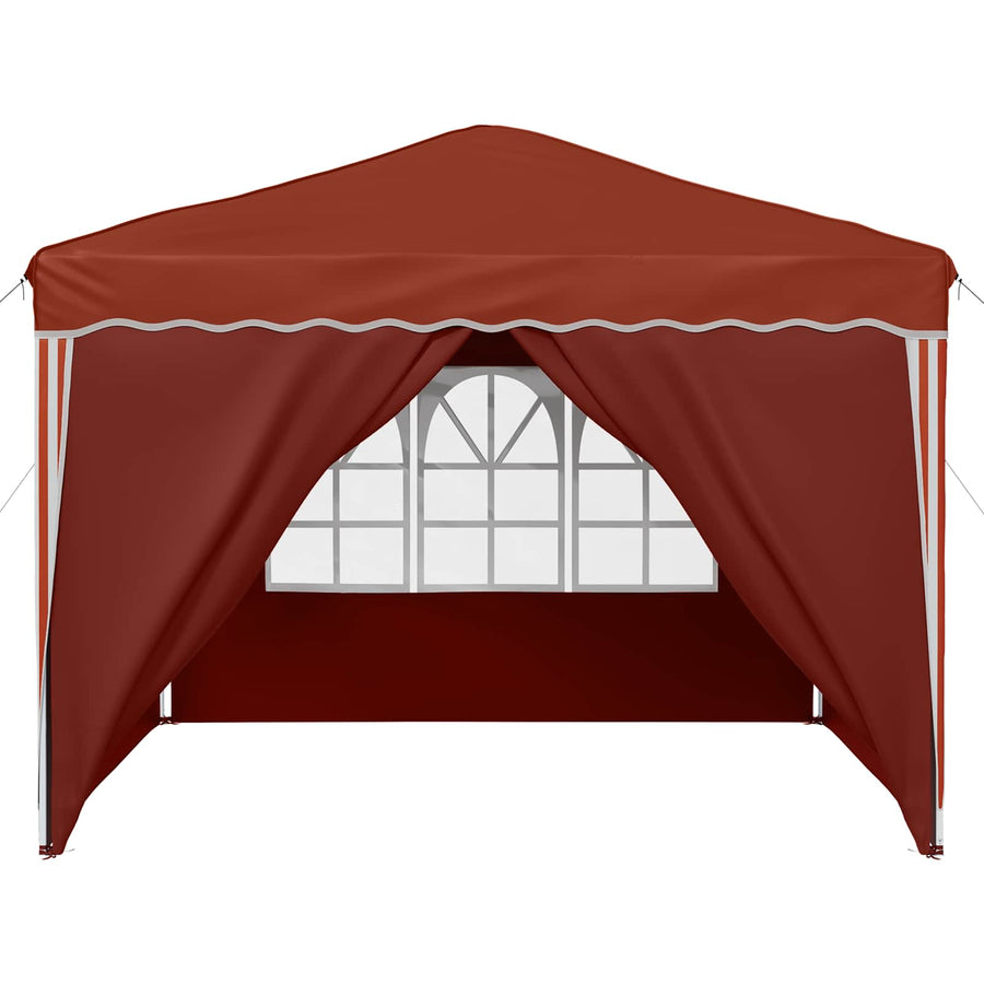 Pop-up Feesttent Terracotta 288 x 288 x 245 cm Oxford Stof