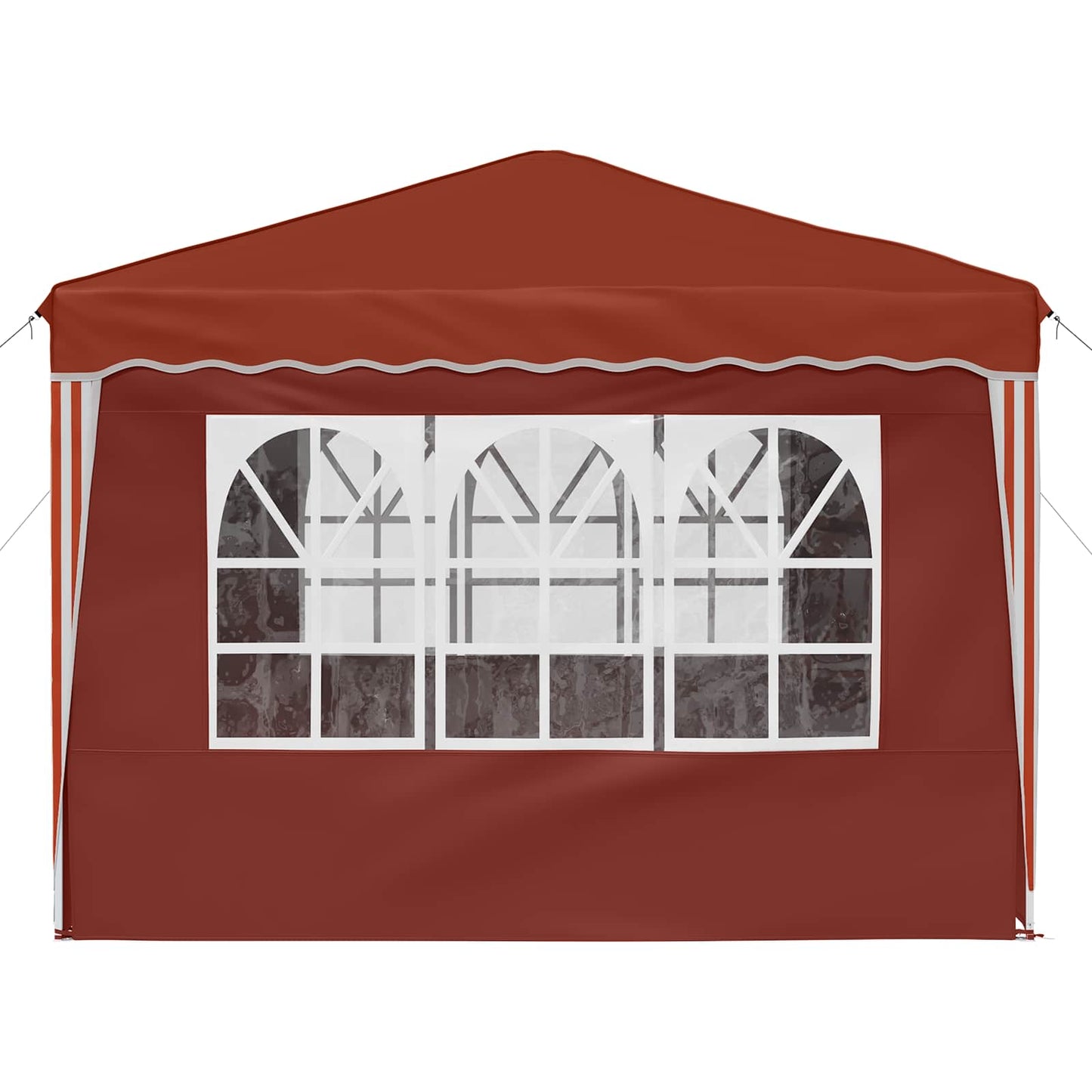 Pop-up Feesttent Terracotta 288 x 288 x 245 cm Oxford Stof