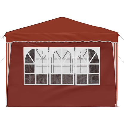 Pop-up Feesttent Terracotta 288 x 288 x 245 cm Oxford Stof