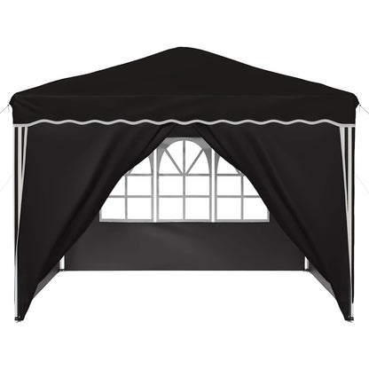 Pop-up Feesttent Zwart 288 x 288 x 245 cm Oxford Stof