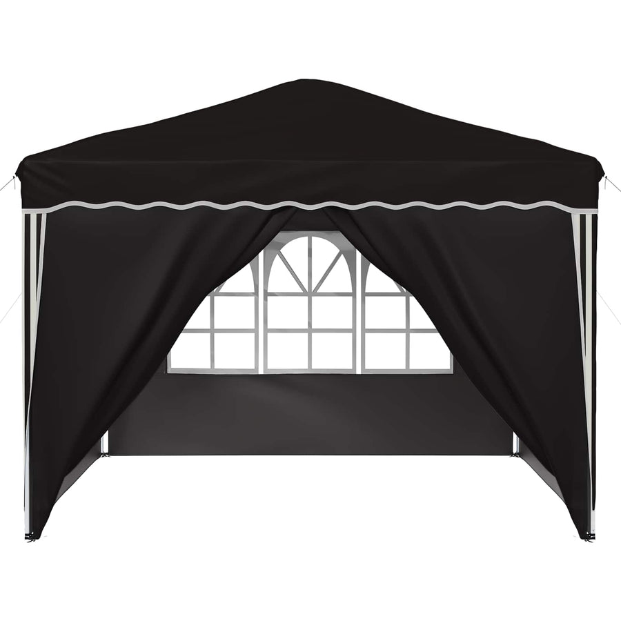 Pop-up Feesttent Zwart 288 x 288 x 245 cm Oxford Stof